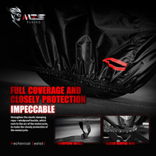 Load image into Gallery viewer, Windproof Motorcycle Cover with Reflective Stripes - Universal Fit for 86" Bikes