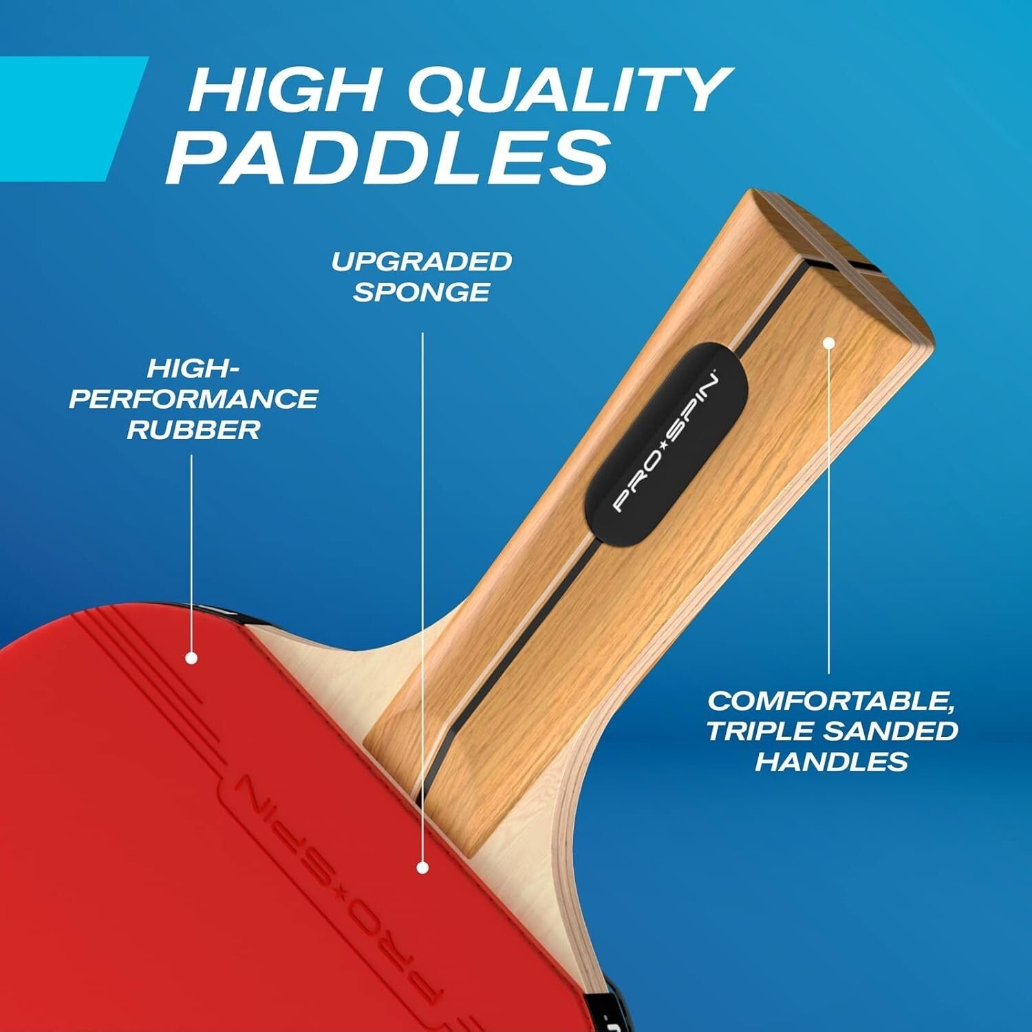 Portable All-in-One Ping Pong Set with Retractable Net - Perfect for Any Table