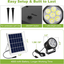 Load image into Gallery viewer, Patio Solar Flag Light with Dual Brightness - Fits 1.4-3” Poles, Easy Install