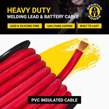 Load image into Gallery viewer, Ultra-Flexible 2/0 AWG Battery Cable - Heavy-Duty Welding Lead for All Vehicles