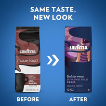 Load image into Gallery viewer, Rich Dark Roast Ground Coffee - Italian Blend with 6x12oz Bags - 100% Arabica