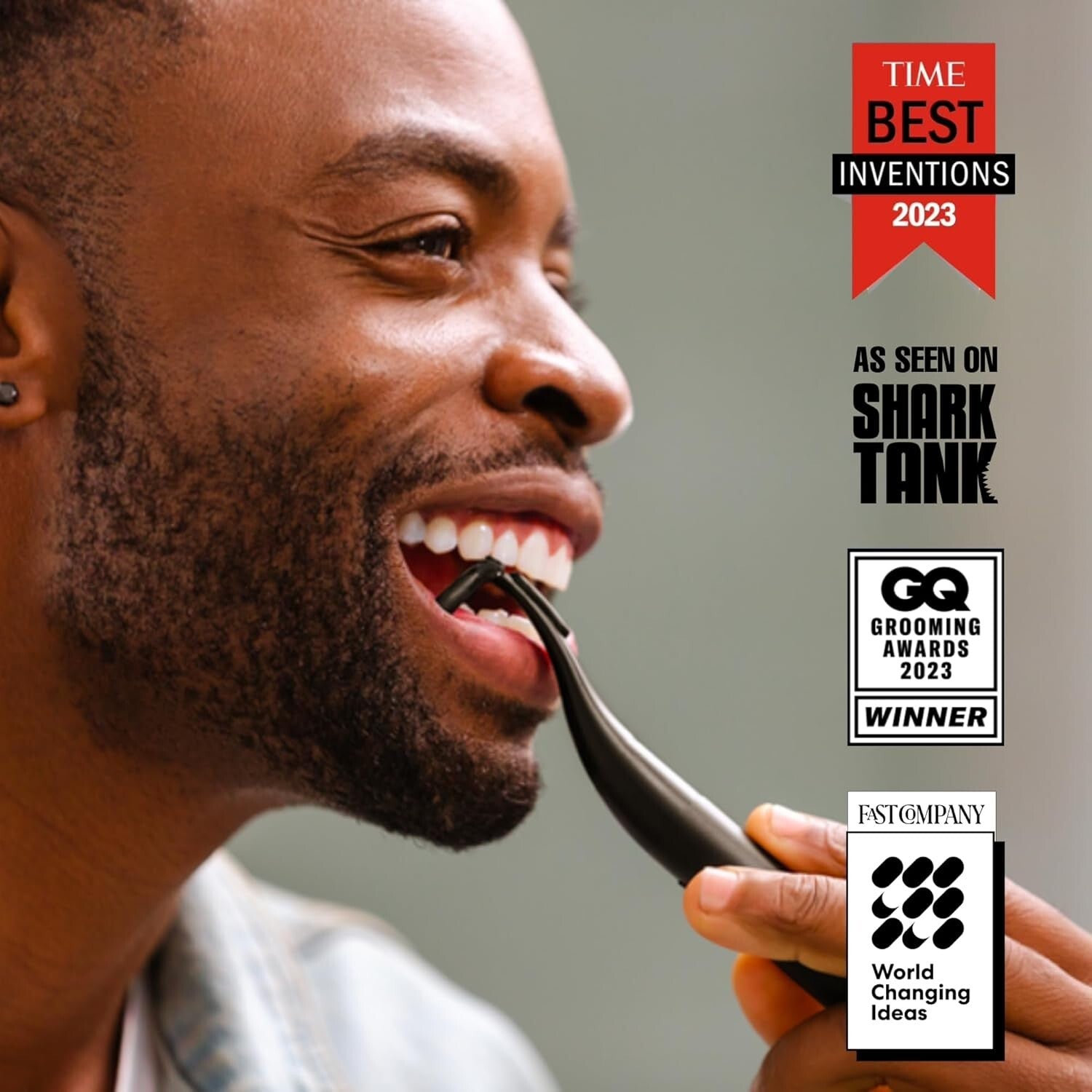 Eco-Friendly Electric Flosser with Extra Strength Woven Floss & Speed Settings