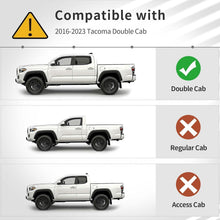 Load image into Gallery viewer, Durable All-Weather Floor Liners for 2016-2023 Tacoma Double Cab - TPE Set