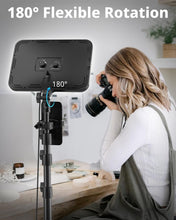 Load image into Gallery viewer, Professional Photography LED Lights with Tripod &amp; Phone Holders - 3000K-6500K