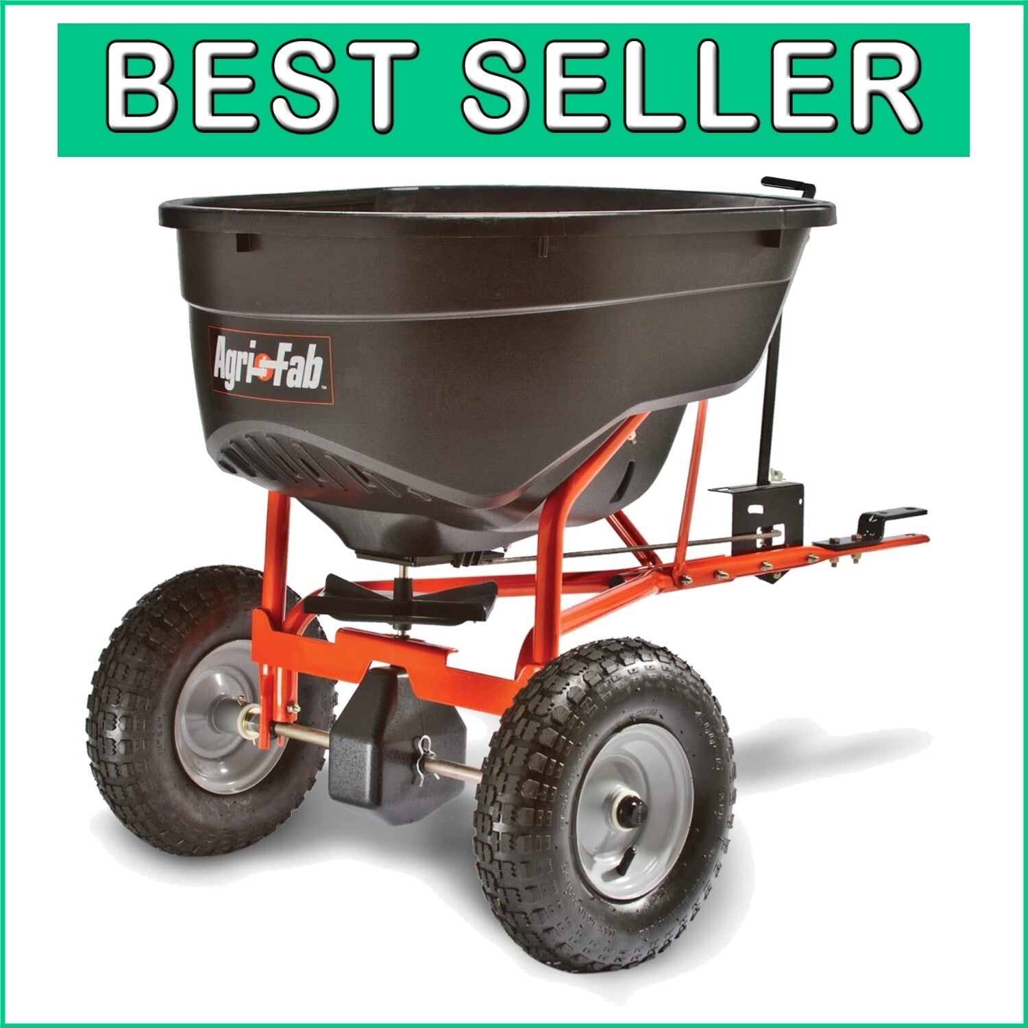 Easy-to-Use 130 lb Tow Spreader with Pneumatic Tires for Smooth Operation