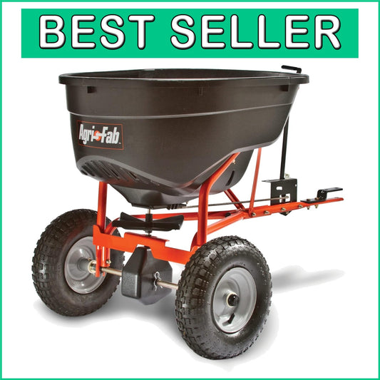 Easy-to-Use 130 lb Tow Spreader with Pneumatic Tires for Smooth Operation