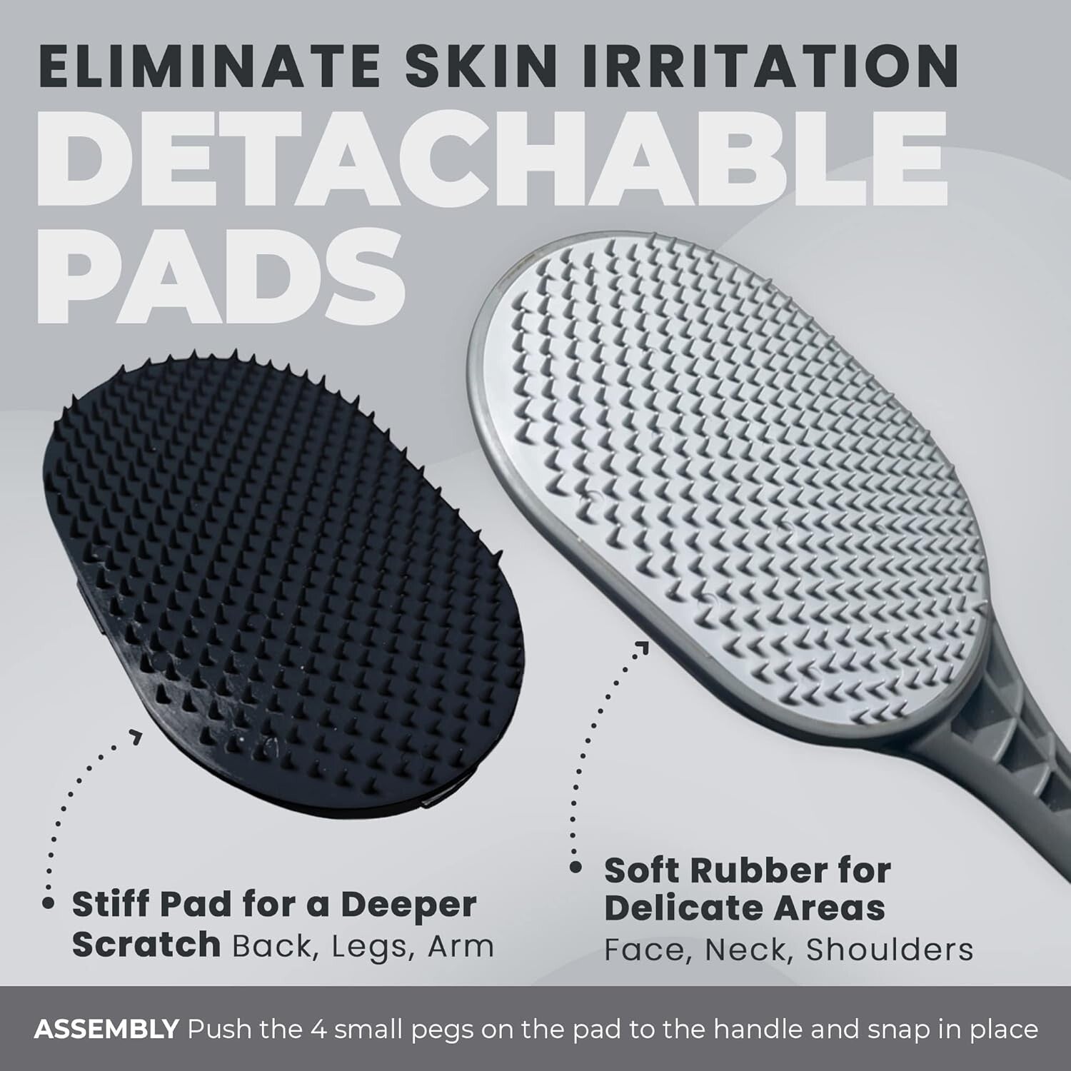 Versatile Back Scratcher & Exfoliator with 368 Contact Points – Relaxation Aid