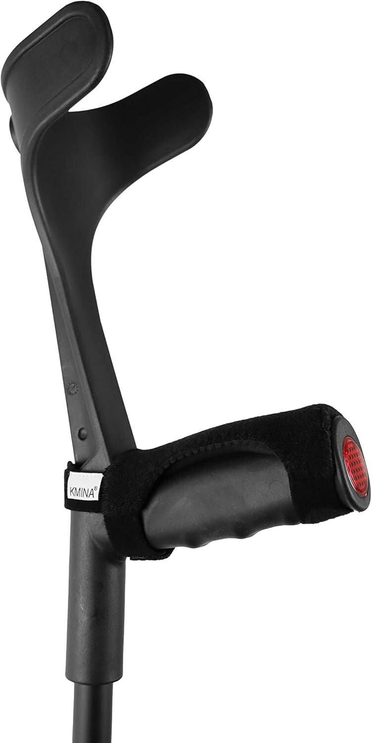 Adjustable Lightweight Forearm Crutches for Adults - Pack of 2 with Comfort Grip