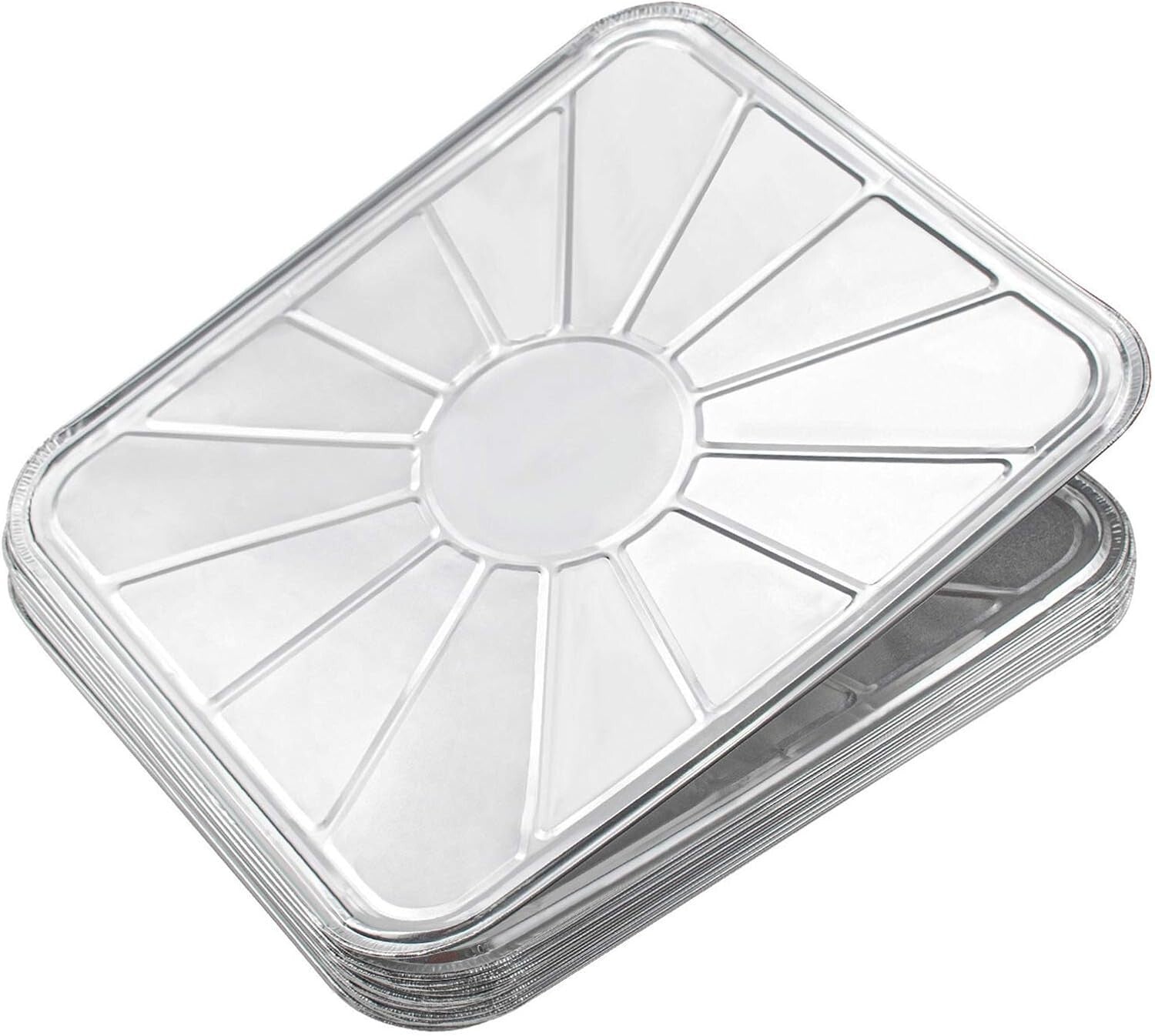Premium Quality Aluminum Foil Oven Liners - 30 Disposable Drip Pans, 18.5 x 15.5