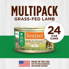 Load image into Gallery viewer, High Protein Grain-Free Cat Food - Original Lamb Pate, Pack of 24 Cans per 3 oz