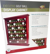 Load image into Gallery viewer, Elegant Mahogany Ball Cabinet with Acrylic Door - Wall Mount for 63 Golf Balls