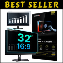 Load image into Gallery viewer, Curved Touchscreen Compatible Privacy Shield - 32" Laptop and Monitor Protection