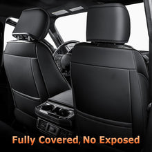 Load image into Gallery viewer, Premium Black Leather Seat Covers for 2021-2025 F150 STX &amp; 2023-2025 F250 Crew