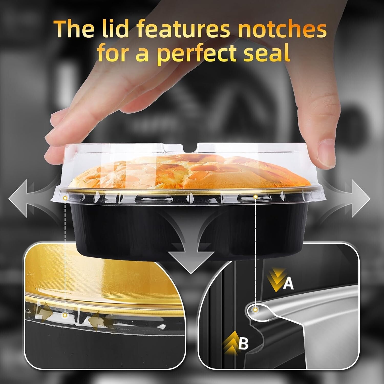 120 Pack Disposable Aluminum Ramekins with Lids – Perfect for Baking Delights