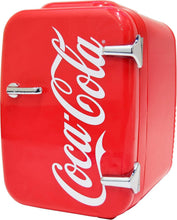 Load image into Gallery viewer, Vintage Coca-Cola 4L Mini Fridge - AC/DC &amp; USB Cooler for Skincare &amp; Drinks