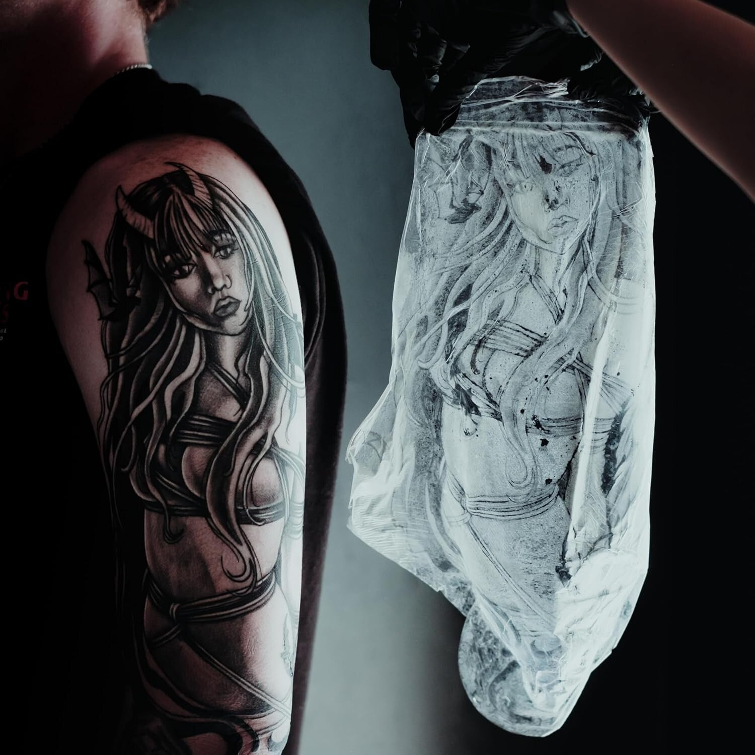 Extra Large Tattoo Aftercare Bandage Roll, 10.2in x 8yd - Waterproof & Sterile