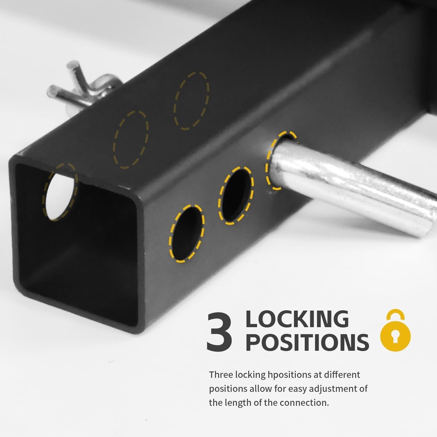 Durable 20" Hitch Step for SUVs - Non-Slip Bumper Guard & Easy Installation