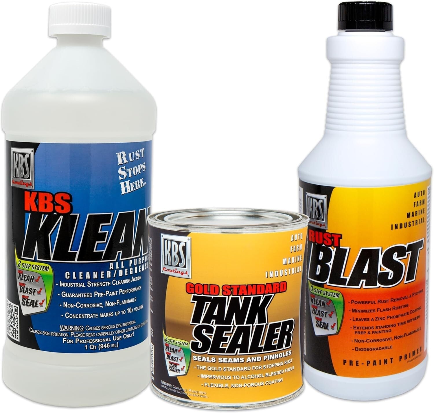 All-Inclusive 12 Gallon Tank Sealer Kit for Rust Protection and Fuel Efficiency