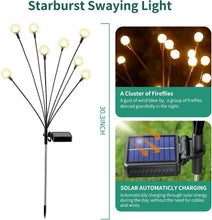 Load image into Gallery viewer, 10 Pack Solar Garden Lights – Waterproof 80LED's for Romantic Outdoor Decor