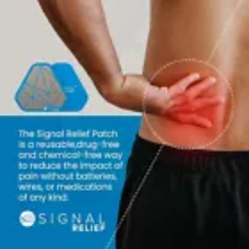 Signal Technology Pain Relief Patches - Durable Back & Leg Relief Bundled 2-Pack