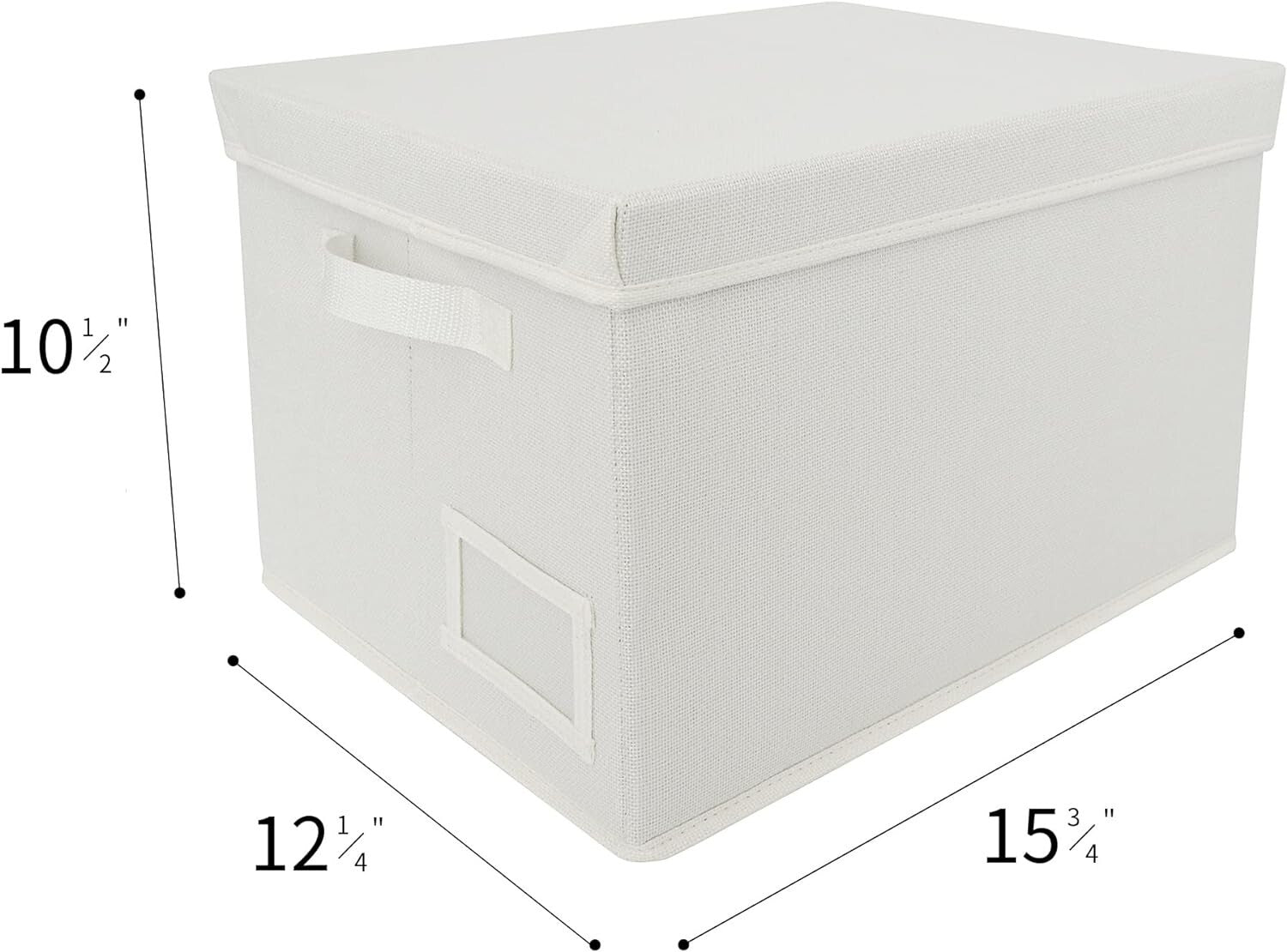 Elegant Portable Stackable Storage Bins Set of 3 - Perfect for Home Organization