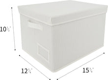 Load image into Gallery viewer, Elegant Portable Stackable Storage Bins Set of 3 - Perfect for Home Organization