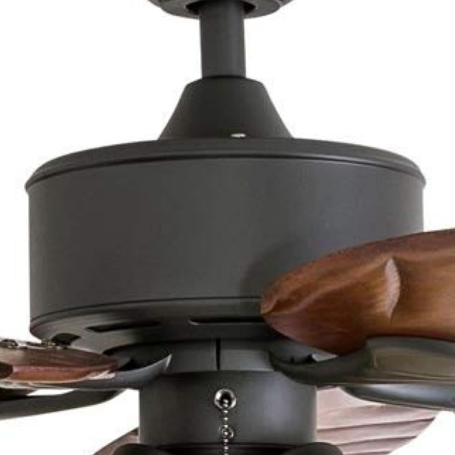 Elegant 52" LED Ceiling Fan with Wooden Blades & Remote Control - Bronze Finish