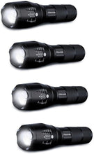 Load image into Gallery viewer, High Lumens Tactical Flashlights - 5 Modes, Waterproof, Adjustable Focus