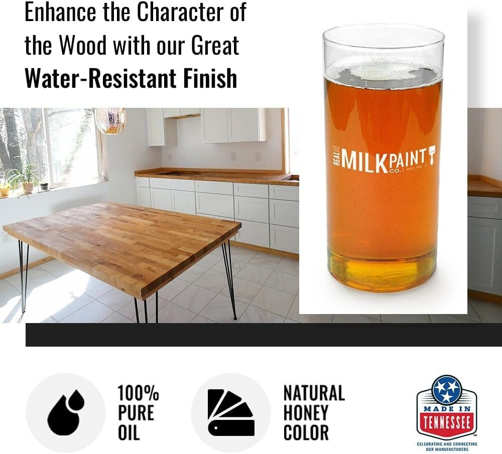 Fade Resistant Pure Tung Oil - Perfect for Outdoor Furniture & Cutting Boards