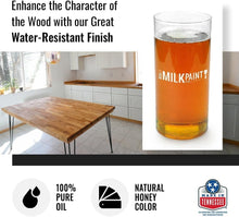 Load image into Gallery viewer, Fade Resistant Pure Tung Oil - Perfect for Outdoor Furniture &amp; Cutting Boards