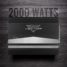 Load image into Gallery viewer, Compact 2000W Car Audio MOSFET Amplifier - 4 Channel with Protection Features