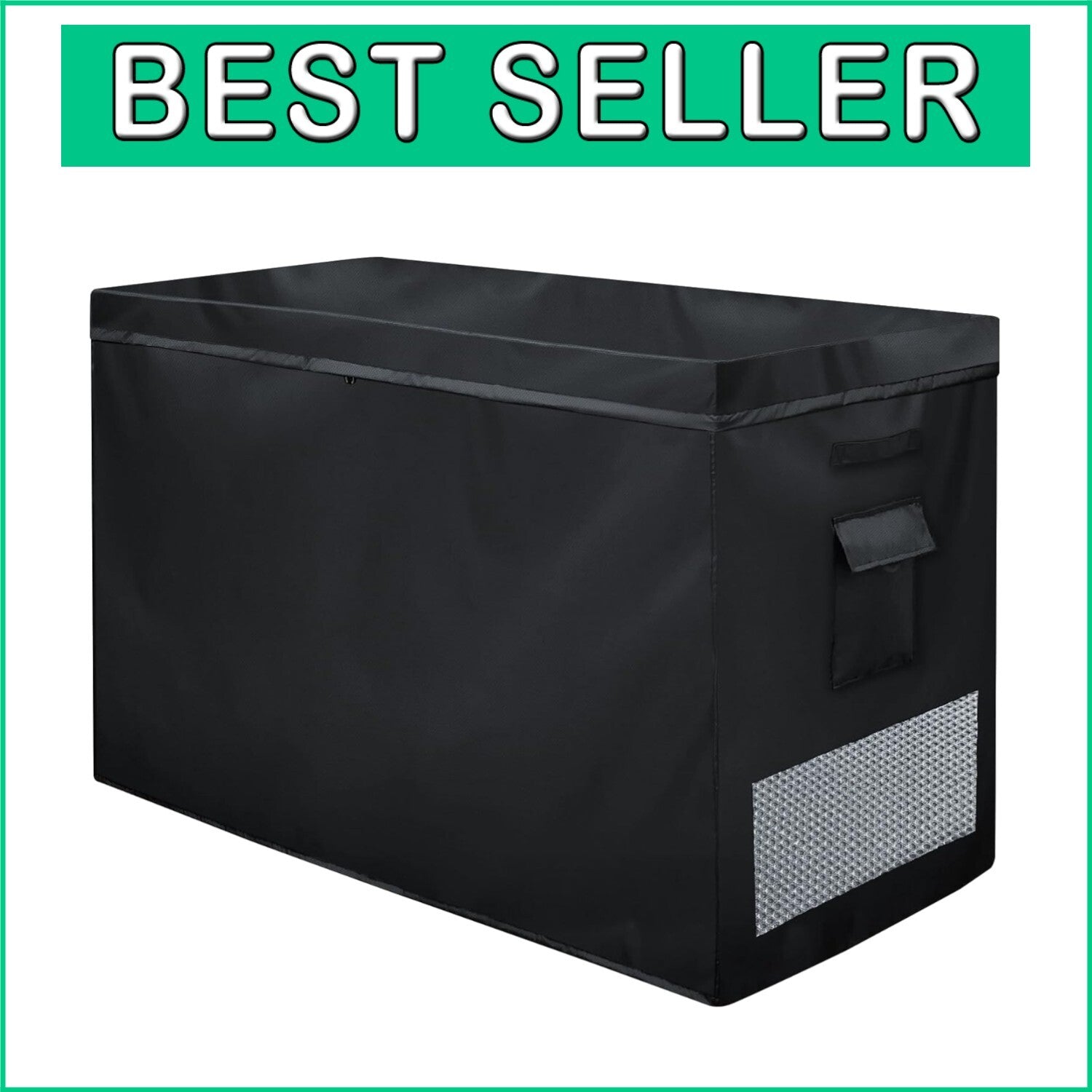 Durable Waterproof Freezer Cover with Easy Access Zipper - 14-16 cu ft Capacity