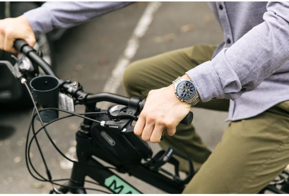 Men's Blue Angels Eco-Drive Sports Watch - Radio-Controlled Luxury Chronograph