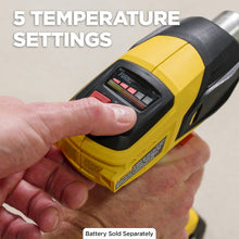 Load image into Gallery viewer, Versatile Cordless Heat Gun - SprayTech FURNO 550, 5 Temp Settings, 2 Nozzles