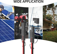 Load image into Gallery viewer, Heavy-Duty SAE Extension Cable - 35FT with Waterproof Cap &amp; Polarity Adapter