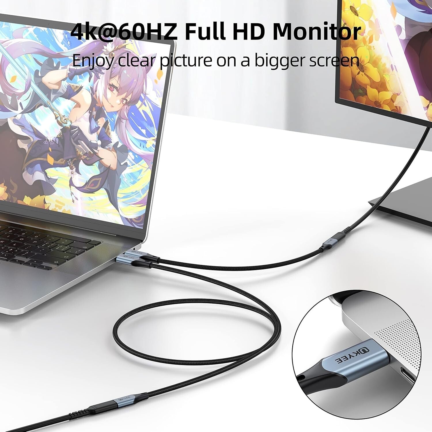 10-Pack USB C Extension Cable 3.3Ft, 100W Fast Charging & 10Gbps Data Speed