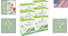 Load image into Gallery viewer, Ultra Absorbent Organic Cotton Tampons - 96 Count Pack, Fragrance-Free Comfort