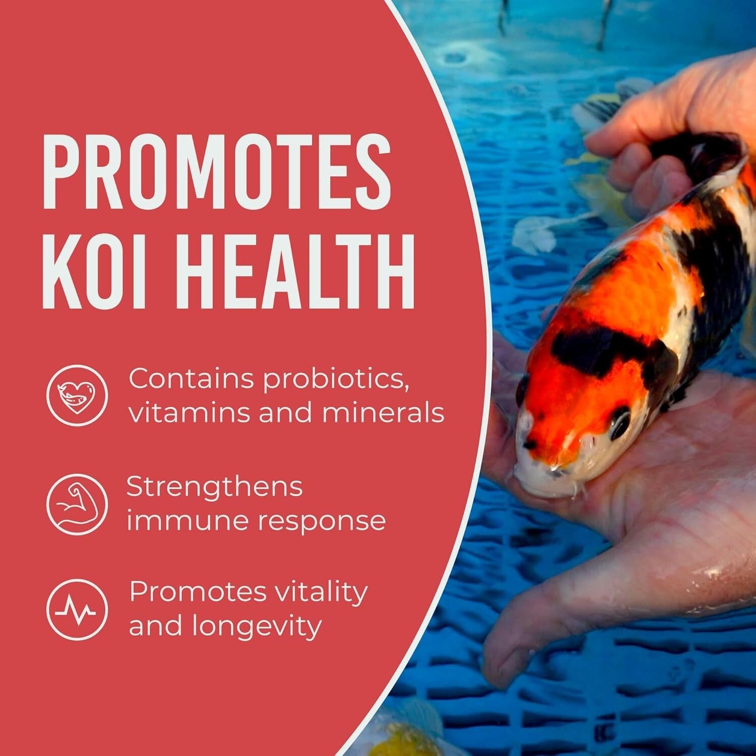 Blue Ridge Koi Food 4.5lbs - Proven Color Enhancer & Easy Digestible Pellets