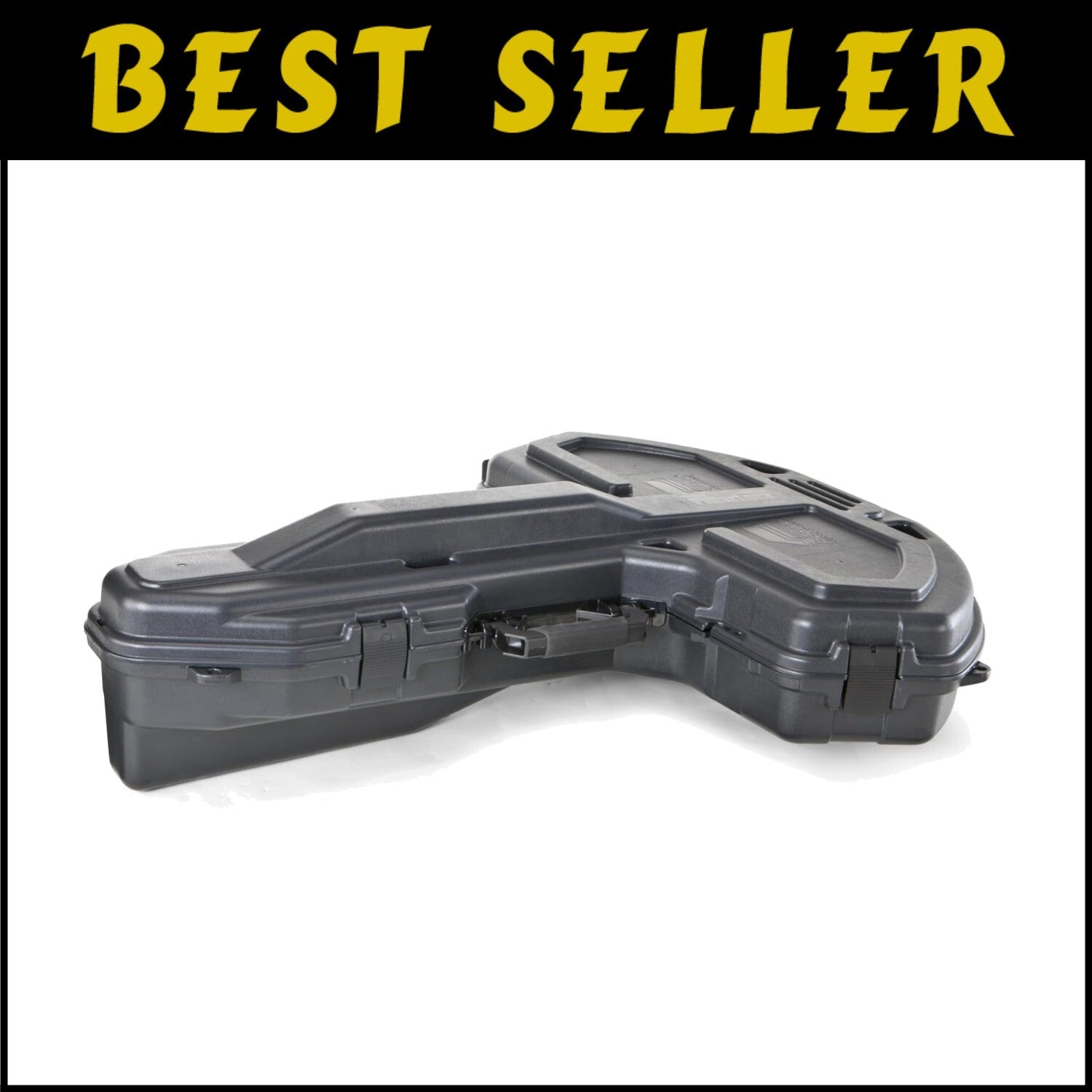 Lightweight Black Archery Bow Case with Utility Pocket and Crushproof Protection