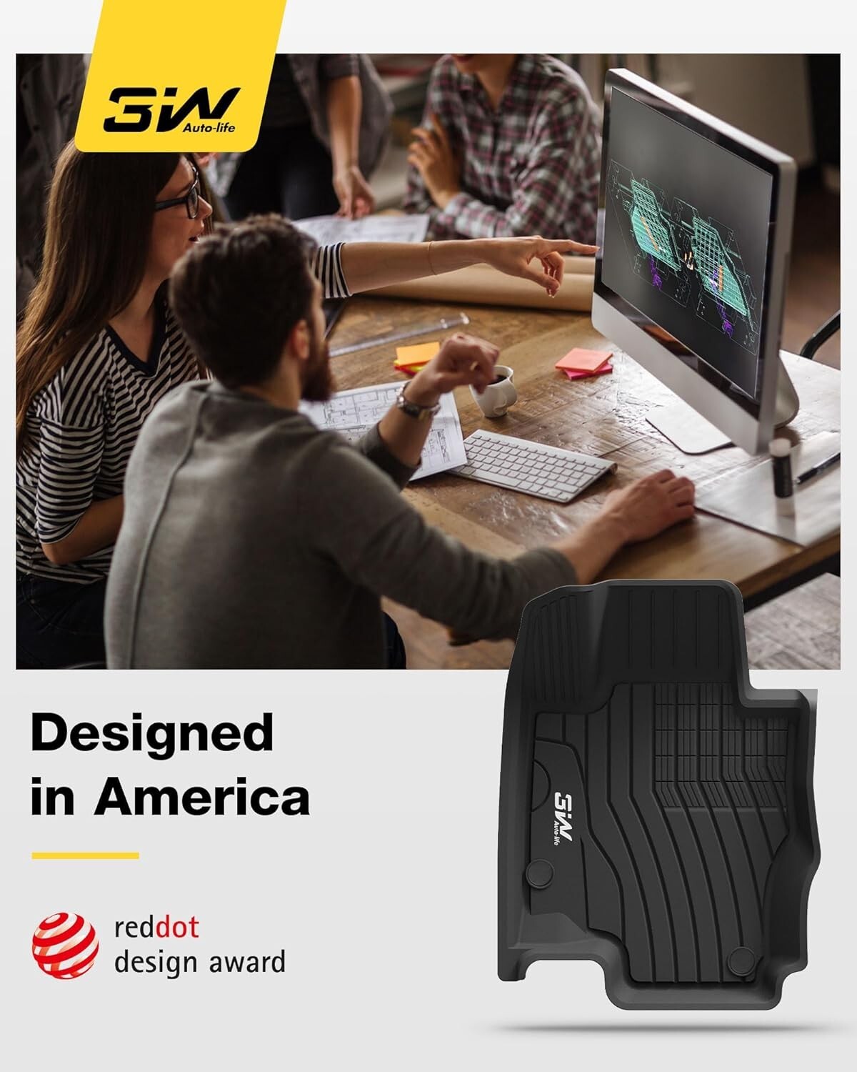 Durable All-Season TPE Floor Liners for 2020-2025 Benz GLE - Easy Clean Black