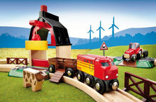 Load image into Gallery viewer, Sustainable Farm Railway Set - 20 Wooden Pieces for Creative Playtime Adventures