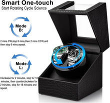 Load image into Gallery viewer, Dual Mode Automatic Watch Winder for Men's &amp; Women’s Watches - Elegant Design