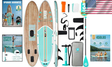 Load image into Gallery viewer, Versatile 10’6’’ Inflatable Paddle Board with Full Accessories Set - Mint