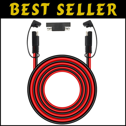 Heavy Duty 25FT SAE to SAE Extension Cable for Trolling Motors & Automotive Use
