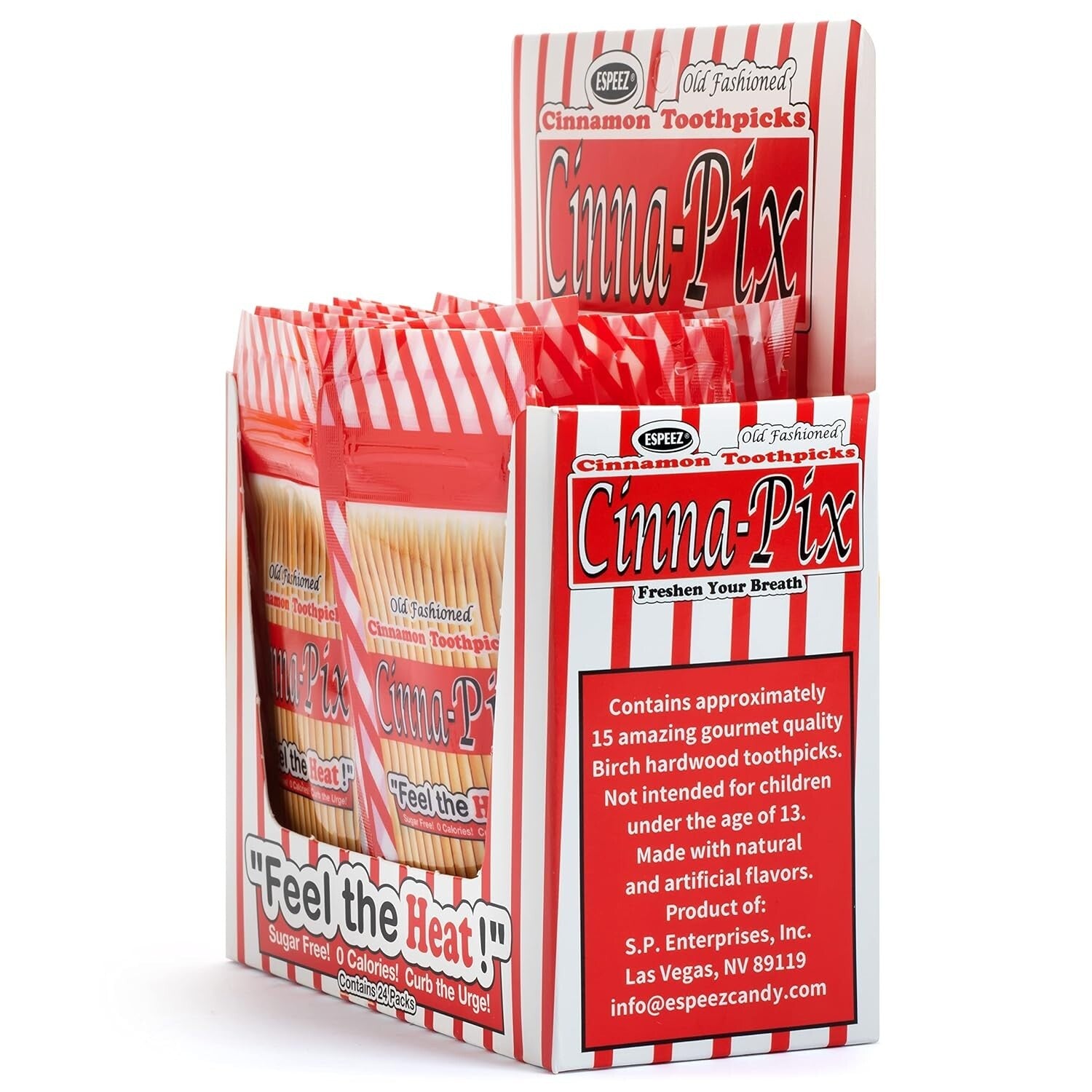 Old Fashioned Cinnamon Toothpicks - 24 Count Party Perfect Breath Fresheners