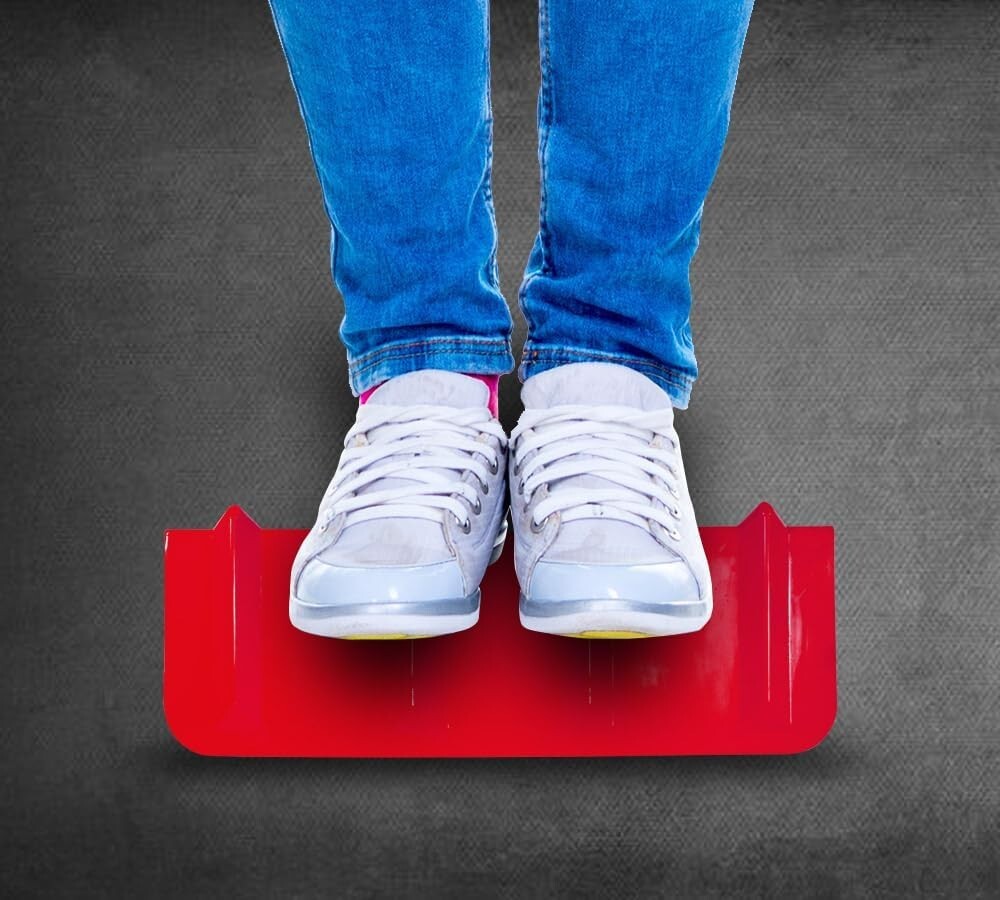 10 Pack 8" x 8" x 24" Red V-Shaped Corner Edge Guards - Heavy Load Protection