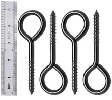 Load image into Gallery viewer, Heavy-Duty 5 Inch Eye Hooks - 20 Pcs Stainless Steel with 400 lb Load Capacity