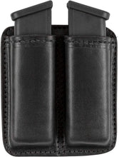 Load image into Gallery viewer, Durable Bullhide Leather Double Mag Pouch – Fits Most Double &amp; Single Stack Mags