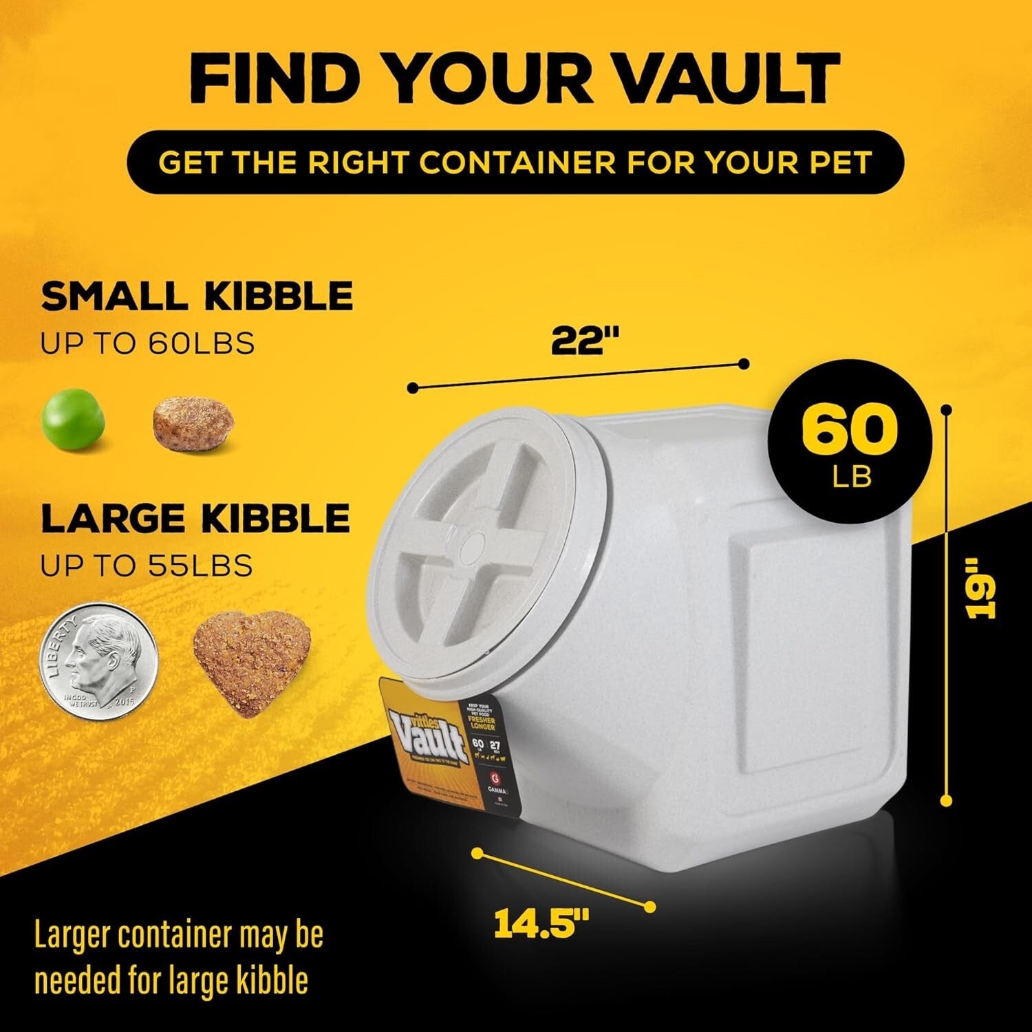 Durable Stackable Pet Food Container - Sealed Dog Food Storage for Freshness