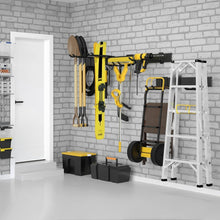 Load image into Gallery viewer, Durable Alloy Steel Wall-Mounted Tool Rack - Space-Saving 10 Hook Organizer